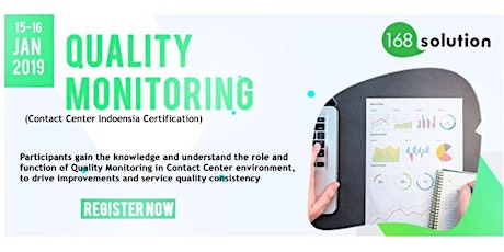[Paid Training] Contact Center Indonesia Certification for Quality Monitoring Professional primary image