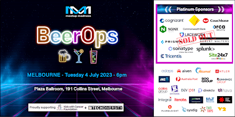 Image principale de #BeerOps MELB MID2023 - Australia's Largest Tech Networking Event!