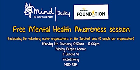 Free Mental Health Awareness Session 11/2/19 primary image