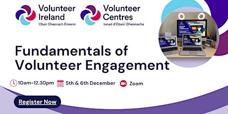 Hauptbild für Fundamentals of Volunteer Engagement (Dec 5th & 6th)