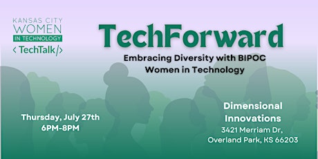 Primaire afbeelding van KCWiT TechTalks | TechForward: Embracing Diversity with BIPOC Women in Tech