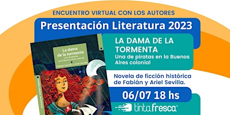 Encuentro literario 2023: La dama de la tormenta, de Ariel y Fabián Sevilla primary image