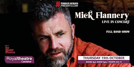 Mick Flannery Live at The Ruby Room Castlebar (Full Band Show) primary image