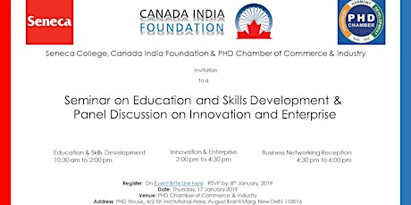 Seminar on Education and Skills Development &  Panel Discussion on Innovation and Enterprise primary image