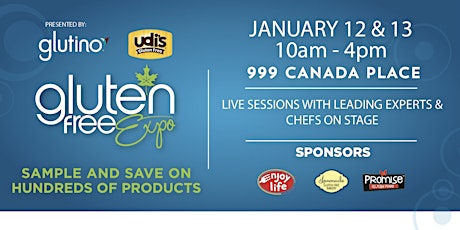 Canada's Largest Gluten Free Event Visits Vancouver, January 12-13,2019! primary image