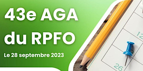 43e Assemblée générale annuelle du RPFO primary image