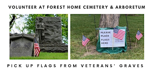 Volunteer opportunity: Pick up flags from veterans' graves  primärbild
