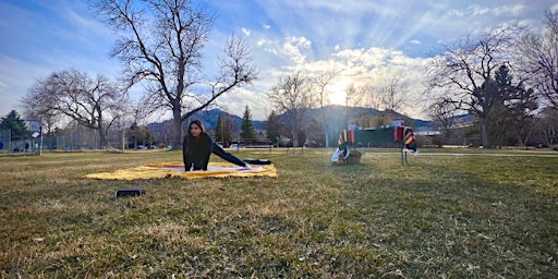 Imagem principal do evento Boulder Park Yoga with Maria - Pay what you can