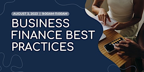 Hauptbild für Business Finance Best Practices