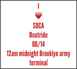 I love Soca Soca Boatride 2014 primary image