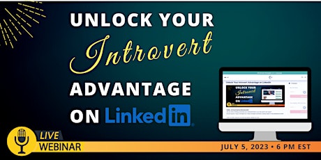 Imagem principal do evento Unlock Your Introvert Advantage on LinkedIn