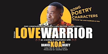Imagem principal do evento LOVE WARRIOR - An Evening of Inspiration with Daniel “Koa” Beaty