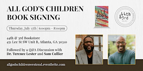 All God's Children Book Signing - 44th & 3rd Bookstore primary image