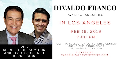 Spiritist Therapy for Anxiety, Stress, and Depression (Divaldo in LA)
