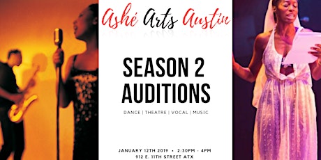 Ashé Arts Auditions - Season 2 primary image