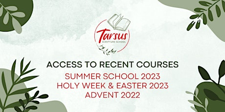 Tarsus Scripture School Access to Resources primary image