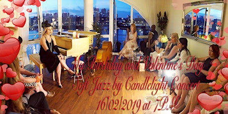 Primaire afbeelding van My Birthday and Valentine's Day Soft Jazz by Candlelight Concert