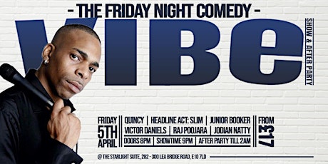 Friday Night Comedy Vibe - Show & After Party primary image
