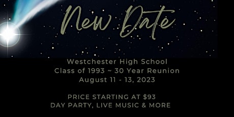 Westchester HS Class of 1993 30 Year Reunion primary image