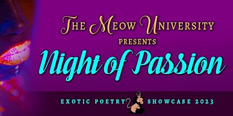 Hauptbild für Night of Passion 2023: Erotic Poetry Showcase