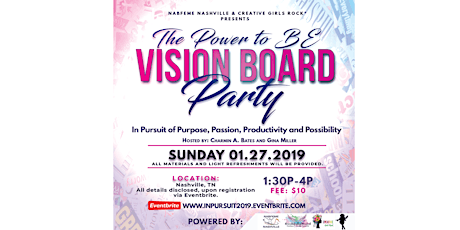 The Power to Be Vision Board Party: In Pursuit of Purpose, Passion, Productivity and Possibility primary image