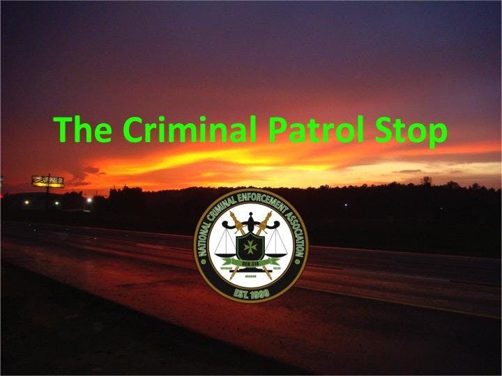 2019 Criminal Patrol Stop - North Charleston, SC