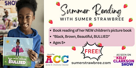 Guest Story Reading w/Sumer Strawbree at Avalon Park Arts & Culture Center primary image