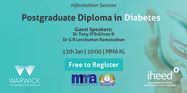 University of Warwick: Pg.Dip. Diabetes in Primary Care - Info Session - KL
