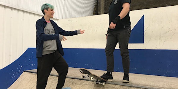 Love Lunch - Adult Beginners Skateboarding Lessons with Hop Kingdom
