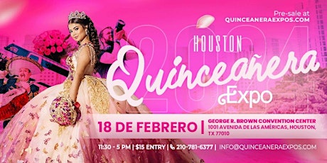 Hauptbild für 2024 Houston Quinceanera Expo February 18th, 2024