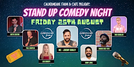 Imagen principal de Stand up Comedy Night - LIVE at Caldermeade Farm & Cafe