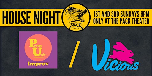 Imagem principal de Pretty Ugly & Vicious! House Improv Night!