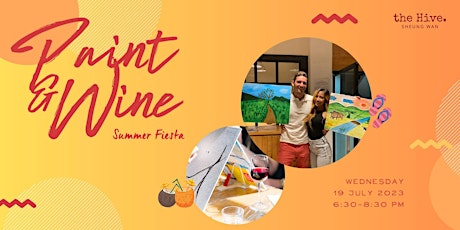 Image principale de Paint & Wine: Summer Fiesta