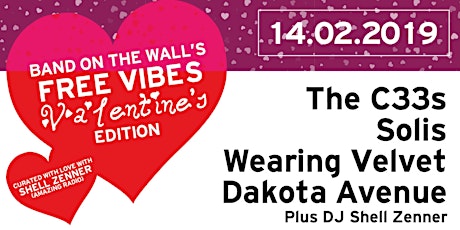 Free Valentine’s Vibes: The C33s, Solis, Wearing Velvet & Dakota Avenue  primary image