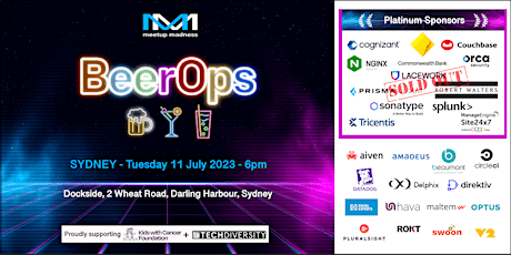 Imagem principal de #BeerOps SYDNEY MID2023 - Australia's Largest Tech Networking Event!