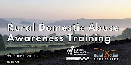Derbyshire Rural Domestic Abuse Awareness Training - Derbyshire residents