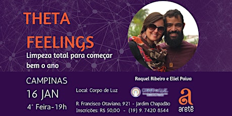 Imagem principal do evento Theta Feelings - Limpeza total para começar bem o ano - 16 Jan - Campinas