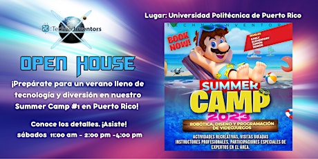 OPEN HOUSE SUMMER CAMP JULIO 2023 primary image