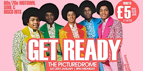 Imagen principal de GET READY - 60s/70s Motown, Soul & Disco Night