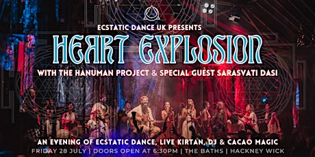 HEART EXPLOSION - The Hanuman Project & Sarasvati - Ecstatic Kirtan & More primary image