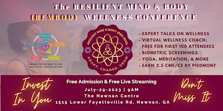 Resilient Mind & Body (REM-BOD) Conference primary image