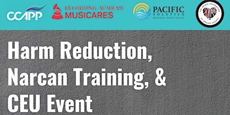 Harm Reduction, Narcan Training & CEU Event  primary image