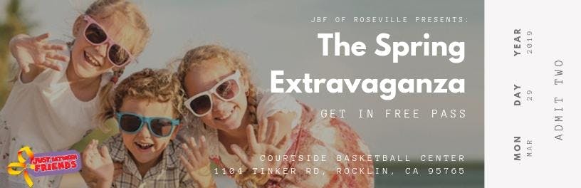 Opening Day Admission (Free Pass) - JBF Roseville Spring 2019