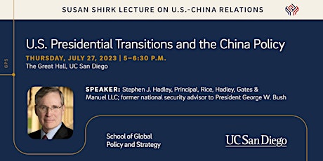 U.S. Presidential Transitions and the China Policy primary image