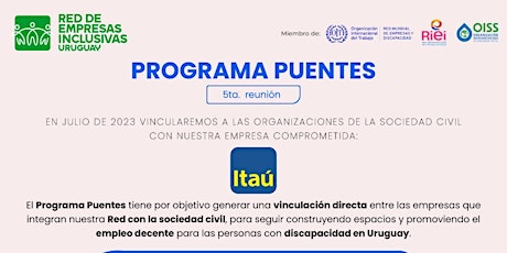 Hauptbild für Programa Puentes - 5ta. reunión - ITAÚ