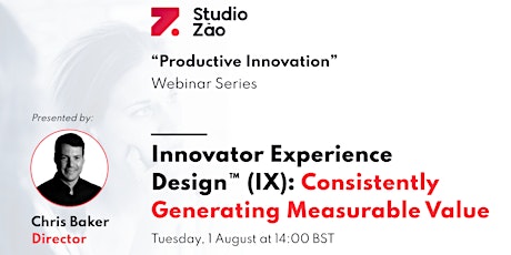 Imagen principal de Innovator Experience Design™️: Consistently Generating Measurable Value