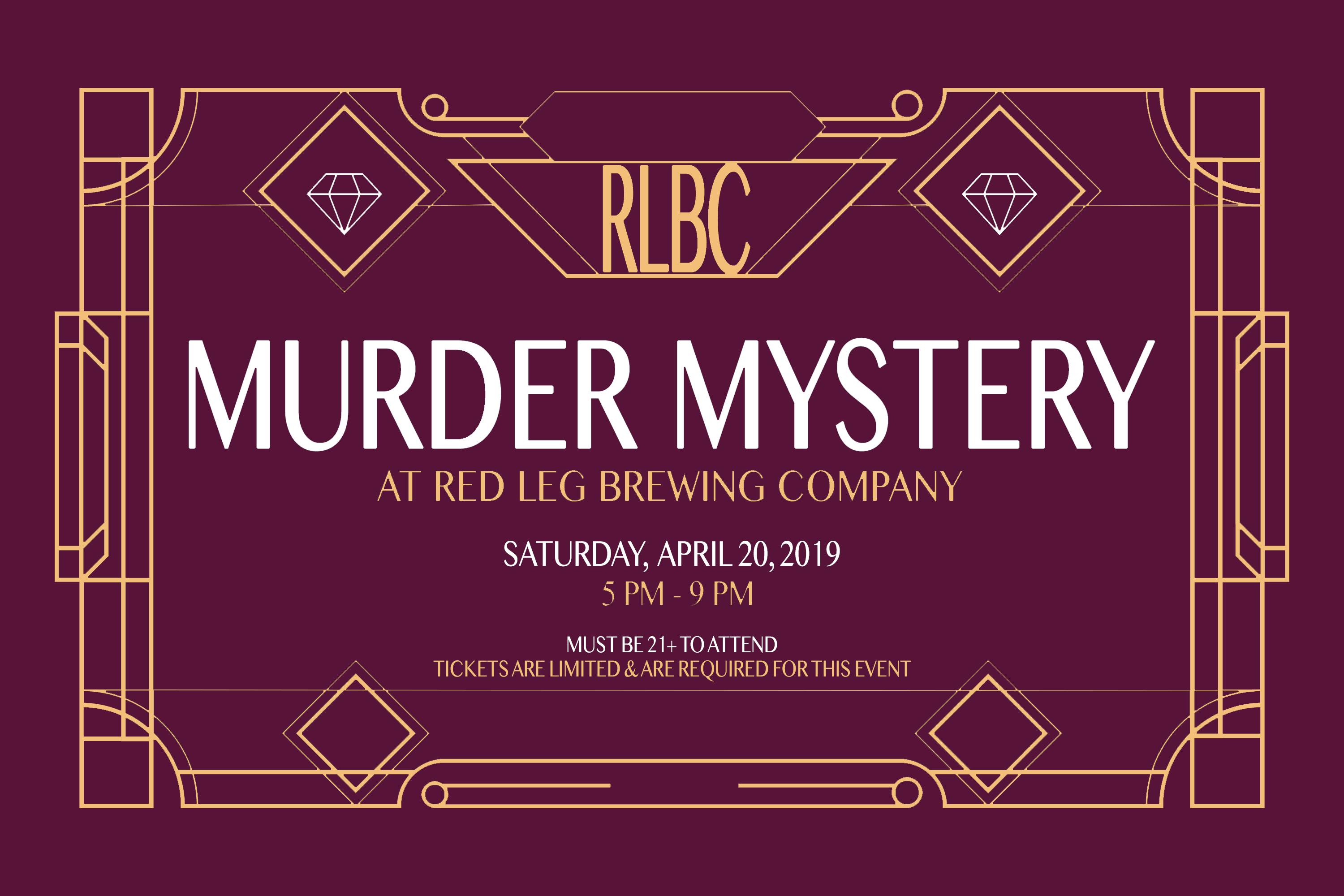 1920 S Speakeasy Murder Mystery 20 Apr 2019