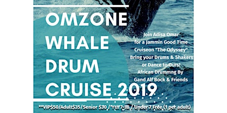 OmZone Whale Drum Cruise 2019 primary image