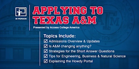 Applying to Texas A&M University primary image