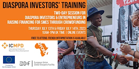 Immagine principale di AFFORD-ICMPD – Diaspora Investors' Training - Group #2- July 13 & 14 